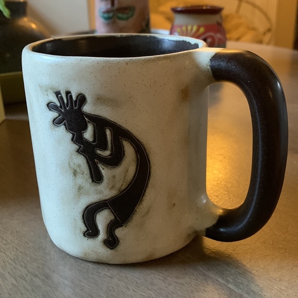 Mara Stoneware kokopelli flute player Mug - Picture 5 of 6